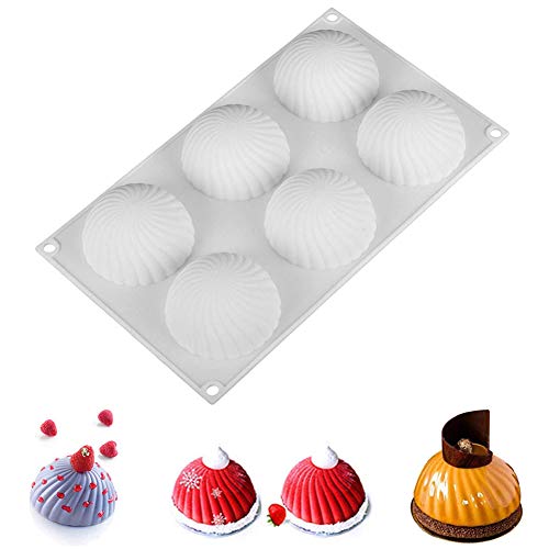 3D Spiral Silicone Mold for Baking Mousse Cake