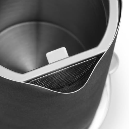 Kettle Electric Stainless Steel Tea Kettle 1.2L (Black)