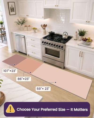 Kitchen Floor Mats Cushioned Anti Fatigue Runner Rug 23x59 Blue (Blue / 59"L x 23"W x 0.4"Th)