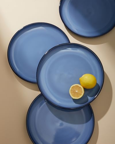 Ceramic Dinnerware Sets for 4 (Mist Blue / Set (12pcs))