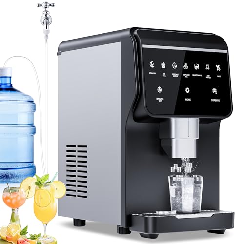 Nugget Ice Maker Machine 80LB (80Lbs/24H / Nugget Ice Maker)