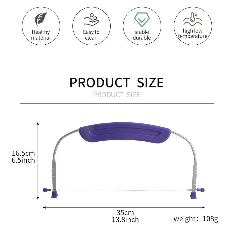 Adjustable Cake Leveler Cutter for Leveling Tops (purple Cake Leveler)