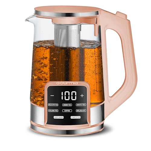 Electric Glass Kettle (Peach)