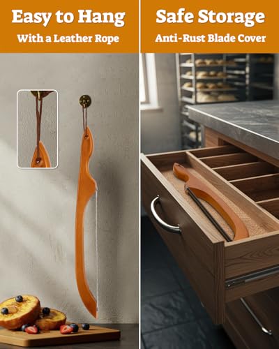 16.5" Bread Slicer (Light Brown)