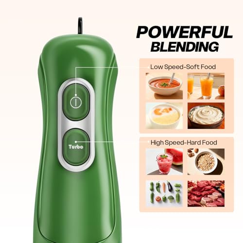Immersion Blender Corded 400W (Green / single)