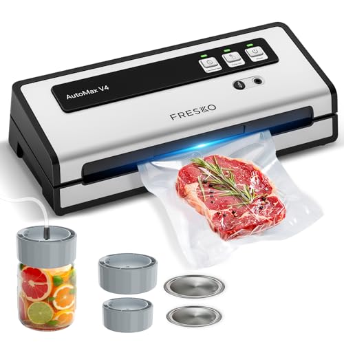 Vacuum Sealer Machine with Automatic Bag Detection (Black / Large)
