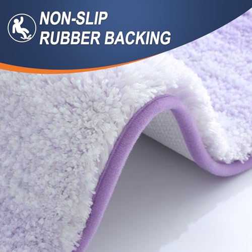 Bathroom Rugs Mat 34x21 (34" X 21" / Light Purple)