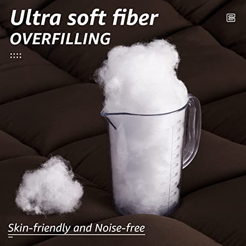 All Season Full Size Bed Comforter (Brown / Full（82*86）)