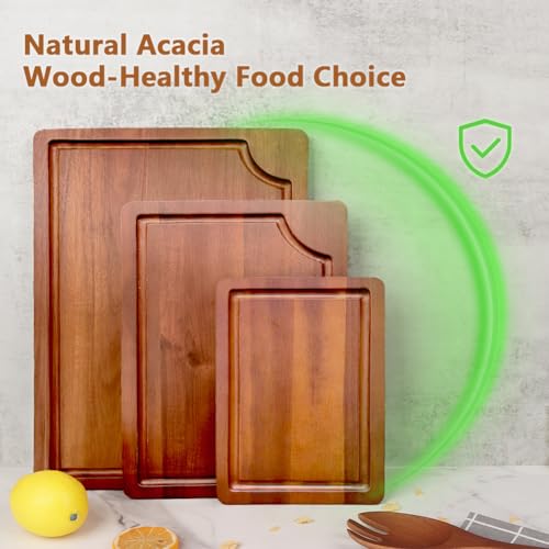 Wood Cutting Board (15"L x 10"W / Brown)