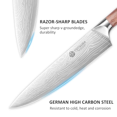9 Inch Japanese Chef Knife with Full Tang Rosewood Handle (9 inch chef knife)