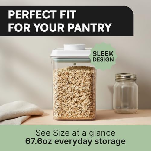 Bop Top Airtight Food Storage Containers with Lid Multi Pack (Set of 4)