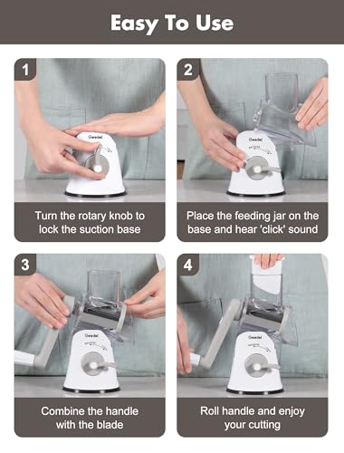 Rotary Cheese Grater Hand Crank