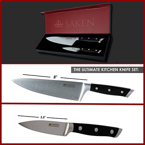 Chef Knife and Paring Knife Set