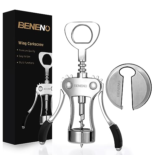 Wine Opener with Stainless Steel Wine Foil Cutter