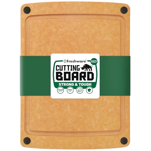 Wood Cutting Board for Kitchen (20" x 14" [Groove] [Natural] / 20"L x 14"W)