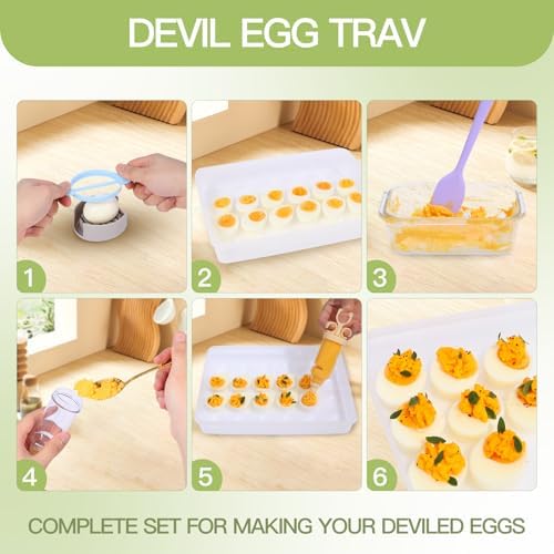 90 Deviled Egg Containers with Lid (Transparent)