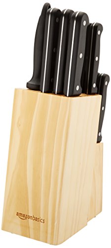 14 Piece High Carbon Stainless Steel Kitchen Knife Set with Full Tang Construction