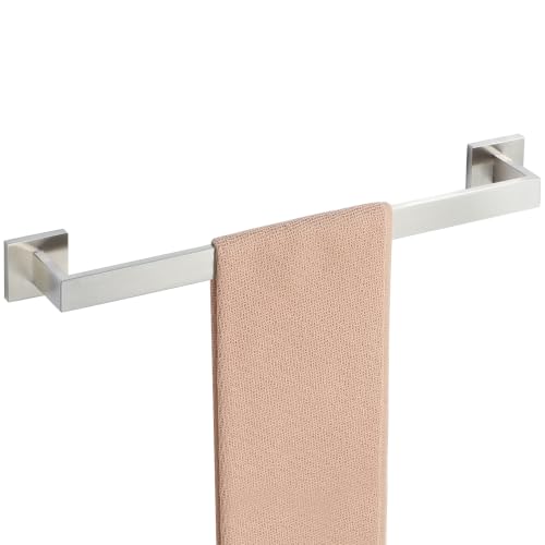 20 Inch Towel Bar for Bathroom Wall Mounted (Single 20 Inch(Assemble) / Brushed Nickel)