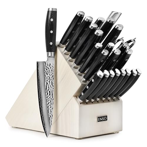 Knife Set Made in Japan (Gray Ash Knife Block)