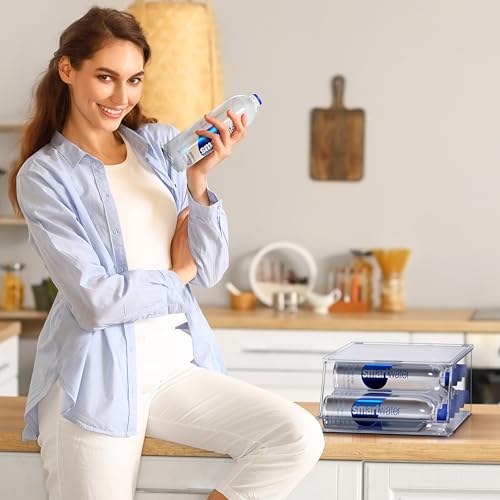 Water Bottle Organizer for Refrigerator & Pantry (2 Count)