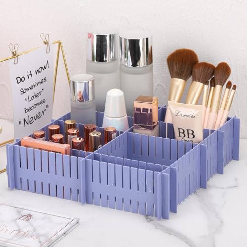 40Pcs Grid Drawer Dividers (Blue)
