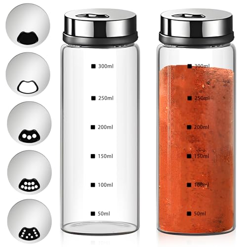 2Pcs Large Salt & Pepper Shakers