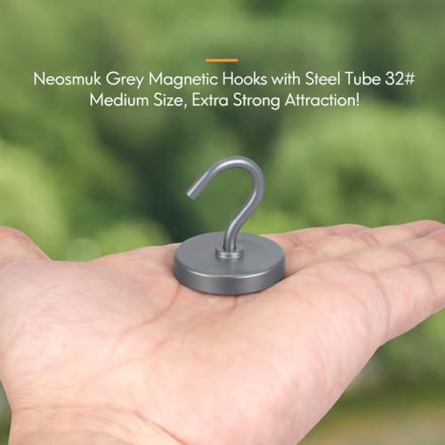 Magnetic Hooks (Gray / 1.26 inches)