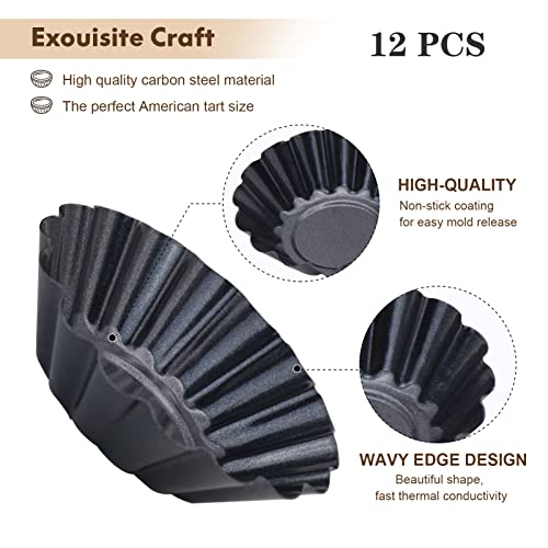 Egg Tart Molds (3*0.9Inch)
