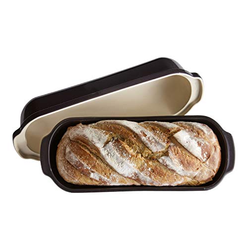 Italian Bread Loaf Baker (Charcoal / 13.4" x 5.3"x 5.5")