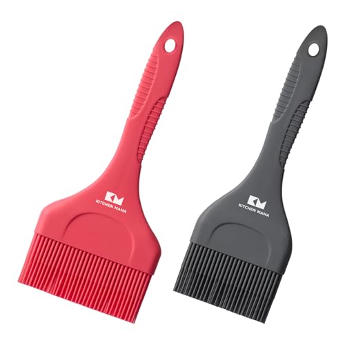 Platinum Silicone Extra Wide Pastry & Basting Brush Set