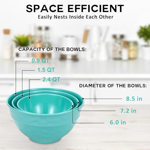 Mixing Bowl Set with Lids (3 Count)