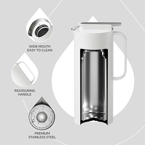 Thermal Coffee Carafe 50oz (Snow White / 47.3 Ounces)