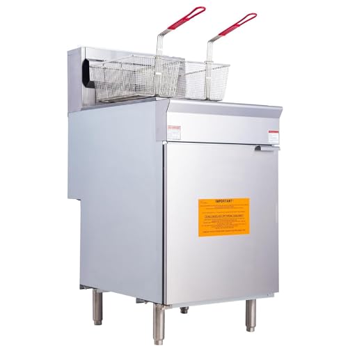 75 lb Commercial Propane Deep Fryer (Liquid Propane:63-75 lbs)