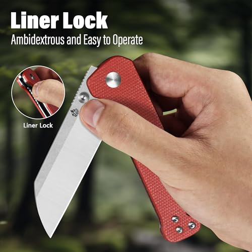 Penguin V2 Folding Pocket Knife (Red)