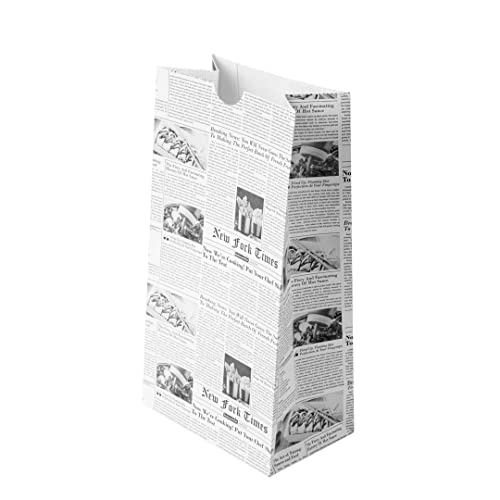 Bag Tek 4 Lb Disposable Lunch Bags (4 lb / Newsprint)