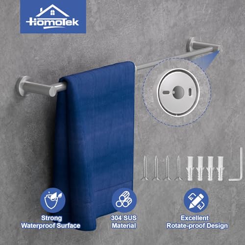2 Pack Adjustable Towel Bar (2 Pack / Economical-brushed Stainless Steel)