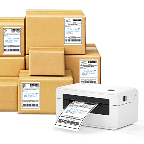 4x6 Direct Thermal Shipping Labels for Zebra 2844 ZP (White / 4 Rolls | 1800 Labels)