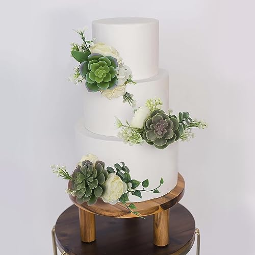 3Pcs Premade Cake Flowers (3 Count)