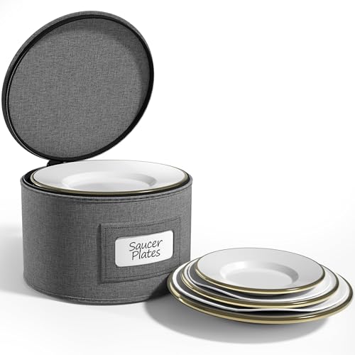 China Storage Containers (Gray / Dessert Plate Storage)