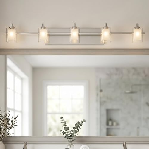 Kolt 42" LED Vanity Light (5-Light / Brushed Nickel)