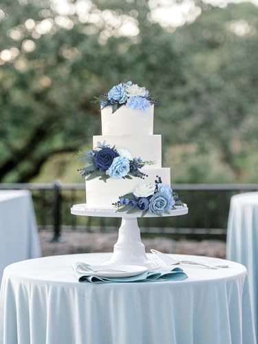 3Pcs Premade Cake Flowers (3 Count)