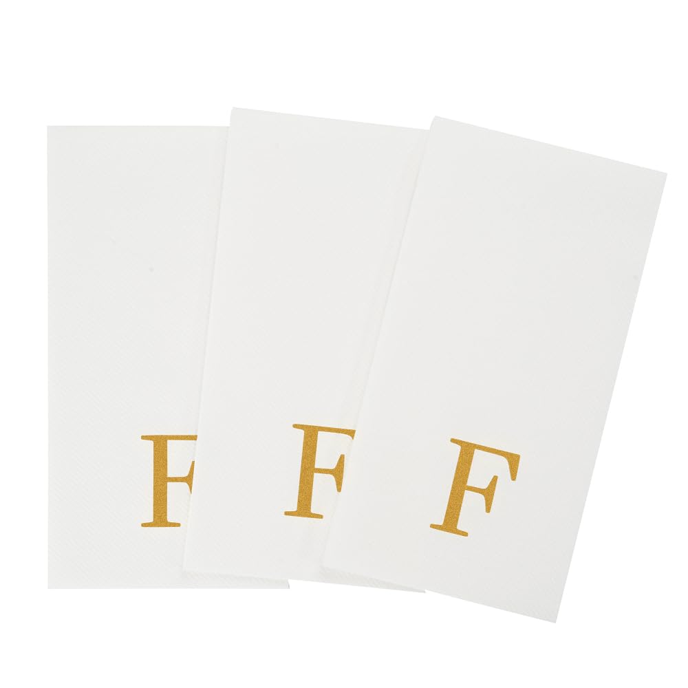 Luxenap 15.8 X 7.9 Inch Linen (Gold / 50 Count / F)