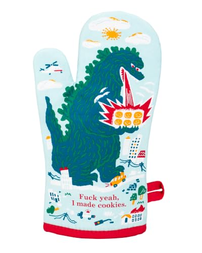 Oven Mitts Cute Kitchen Accessories & Kitchen Gifts (Blue)