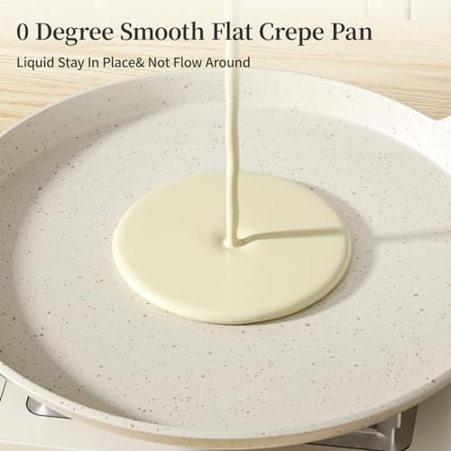 11 Inch Nonstick Crepe Pan (11 Inch / Cream White Granite)