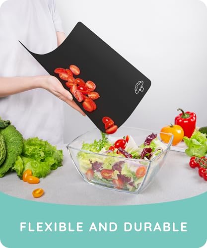 Cutting Board Alternative for Kitchen (Charcoal Black / 15"L x 12"W)