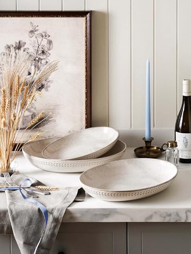 Ceramic Serving Bowls Set of 2 (Birch / M+L)