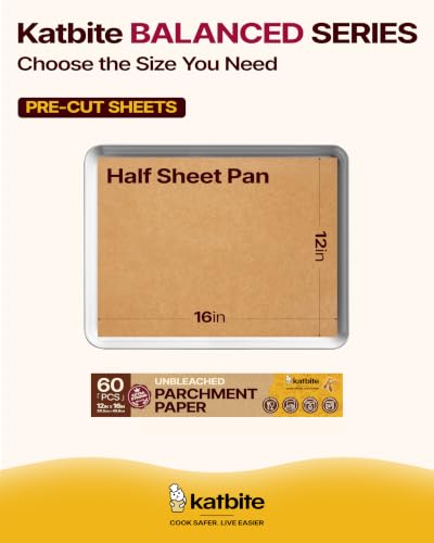 12x16 Inch Parchment Paper Sheets 60PCS