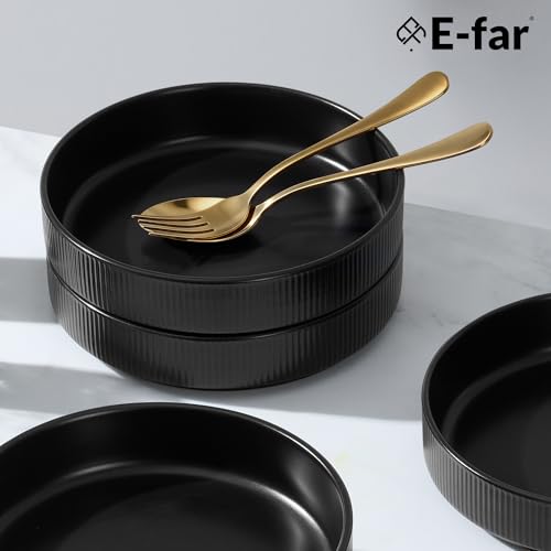 Pasta Bowls Set of 6 (Matte Black)