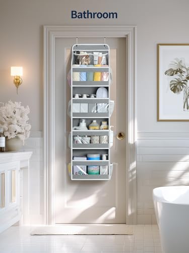 5 Tier Over the Door Organizer (Grey / 5 Tier)
