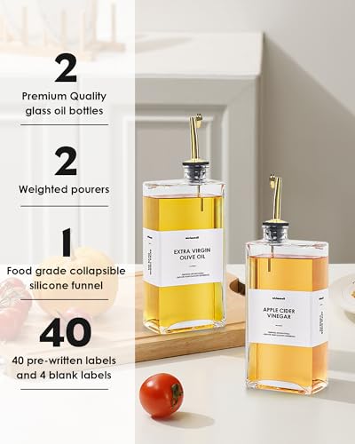 Olive Oil Dispenser For Kitchen (Gold)